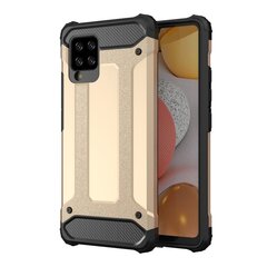 Hybrid Armor Case Tough Rugged Cover for Samsung Galaxy A42 5G golden (Gold) hind ja info | Telefonide kaitsekaaned ja -ümbrised | hansapost.ee