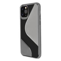 S-Case Flexible Cover TPU Case for iPhone 12 Pro Max black (Black) hind ja info | Telefonide kaitsekaaned ja -ümbrised | hansapost.ee