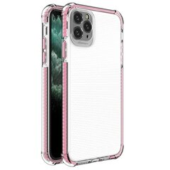 Spring Armor clear TPU gel rugged protective cover with colorful frame for iPhone 11 Pro Max pink (Pink) цена и информация | Чехлы для телефонов | hansapost.ee