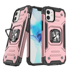 Чехол Wozinsky Ring Armor для iPhone 12 mini, розовый цена и информация | Чехлы для телефонов | hansapost.ee