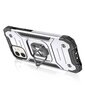 Wozinsky Ring Armor Case Kickstand Tough Rugged Cover for iPhone 12 mini silver (Silver) цена и информация | Telefonide kaitsekaaned ja -ümbrised | hansapost.ee