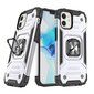 Wozinsky Ring Armor Case Kickstand Tough Rugged Cover for iPhone 12 mini silver (Silver) цена и информация | Telefonide kaitsekaaned ja -ümbrised | hansapost.ee