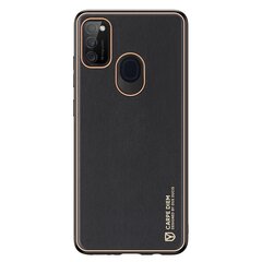 Dux Ducis Yolo elegant case made of soft TPU and PU leather for Samsung Galaxy M30s black (Black) hind ja info | Telefonide kaitsekaaned ja -ümbrised | hansapost.ee