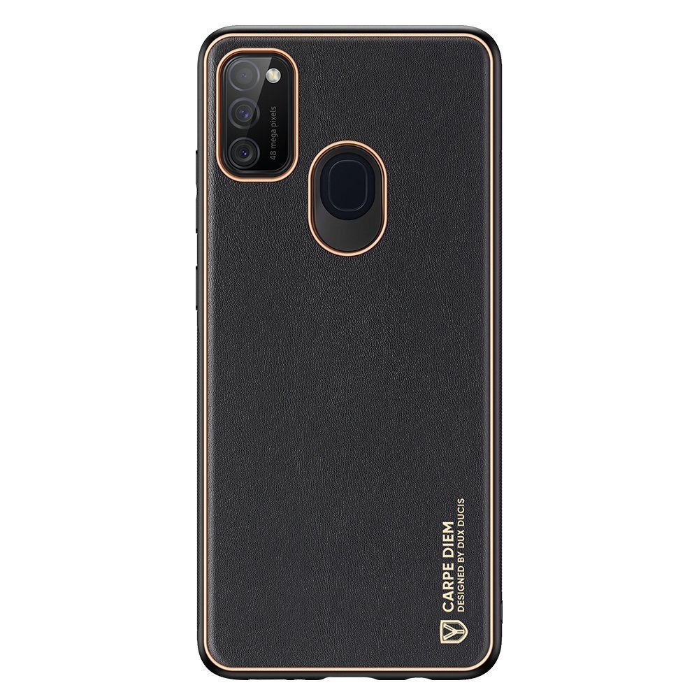 Dux Ducis Yolo elegant case made of soft TPU and PU leather for Samsung Galaxy M30s black (Black) цена и информация | Telefonide kaitsekaaned ja -ümbrised | hansapost.ee