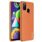 Dux Ducis Yolo elegant case made of soft TPU and PU leather for Samsung Galaxy M30s orange (Orange) hind ja info | Telefonide kaitsekaaned ja -ümbrised | hansapost.ee