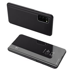 Clear View Case cover for Samsung Galaxy A02s EU black (Black) hind ja info | Telefonide kaitsekaaned ja -ümbrised | hansapost.ee