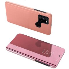 Чехол Hurtel Clear View для Samsung Galaxy A12 / Galaxy M12, розовый цена и информация | Чехлы для телефонов | hansapost.ee
