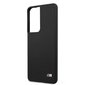 Case BMW BMHCS21LMSILBK S21 Ultra G998 black / black Silicone M Collection hind ja info | Telefonide kaitsekaaned ja -ümbrised | hansapost.ee