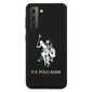 US Polo USHCS21SSLHRBK S21 G991 black / black Silicone Logo hind ja info | Telefonide kaitsekaaned ja -ümbrised | hansapost.ee