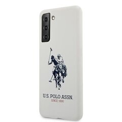 US Polo USHCS21SSLHRWH S21 G991 white / white Silicone Logo price and information | Telefonide kaitsekaaned ja -ümbrised | hansapost.ee