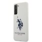 US Polo USHCS21SSLHRWH S21 G991 white / white Silicone Logo hind ja info | Telefonide kaitsekaaned ja -ümbrised | hansapost.ee
