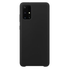 Silicone Case Soft Flexible Rubber Cover for Samsung Galaxy M51 black (Black) hind ja info | Telefonide kaitsekaaned ja -ümbrised | hansapost.ee