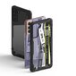 Ringke Fusion X Design durable PC Case with TPU Bumper for Samsung Galaxy S21+ 5G (S21 Plus 5G) black (Cross) (XDSG0053) (Black) hind ja info | Telefonide kaitsekaaned ja -ümbrised | hansapost.ee