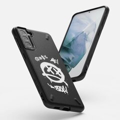 Ringke Onyx Design Durable TPU Case Cover for Samsung Galaxy S21+ 5G (S21 Plus 5G) black (Graffiti) (OXAP0055) (Black) hind ja info | Telefonide kaitsekaaned ja -ümbrised | hansapost.ee