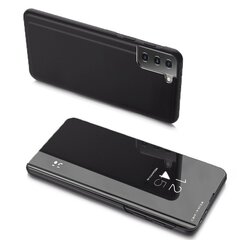 Clear View Case cover for Samsung Galaxy S21 5G black (Black) hind ja info | Telefonide kaitsekaaned ja -ümbrised | hansapost.ee