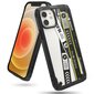 Ringke Fusion X Design durable PC Case with TPU Bumper for iPhone 12 mini black (Ticket band) (XDAP0018) (Black) hind ja info | Telefonide kaitsekaaned ja -ümbrised | hansapost.ee