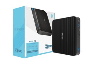 Zotac ZBOX CI341 0.69L sized PC Black BGA 1090 N4100 1.1 GHz цена и информация | Стационарные компьютеры | hansapost.ee