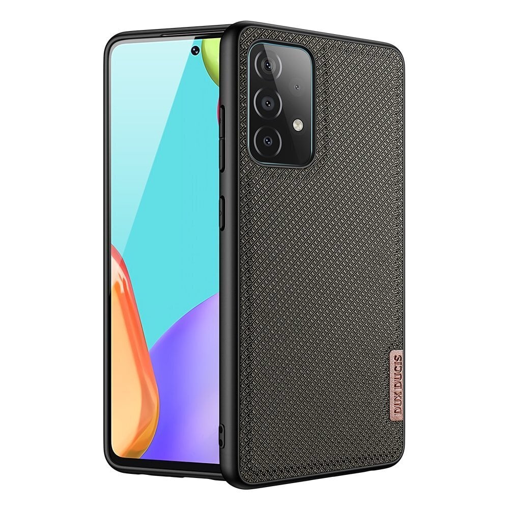 Dux Ducis Fino case covered with nylon material for Samsung Galaxy A32 5G green (Green) цена и информация | Telefonide kaitsekaaned ja -ümbrised | hansapost.ee