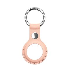 PU leather key ring keychain case for Apple AirTag pink (Pink) hind ja info | Võtmehoidjad | hansapost.ee