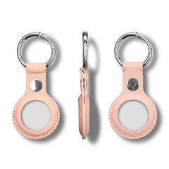 PU leather key ring keychain case for Apple AirTag pink (Pink) hind ja info | Võtmehoidjad | hansapost.ee