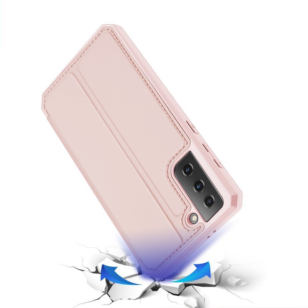 DUX DUCIS Skin X Bookcase type case for Samsung Galaxy S21+ 5G (S21 Plus 5G) pink (Pink) цена и информация | Telefonide kaitsekaaned ja -ümbrised | hansapost.ee