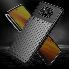 Чехол Thunder Case flexible armored cover для Xiaomi Poco X3 NFC / Poco X3 Pro, синий цена и информация | Чехлы для телефонов | hansapost.ee