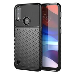 Thunder Case flexible armored cover for Motorola Moto E7 Power black цена и информация | Чехлы для телефонов | hansapost.ee