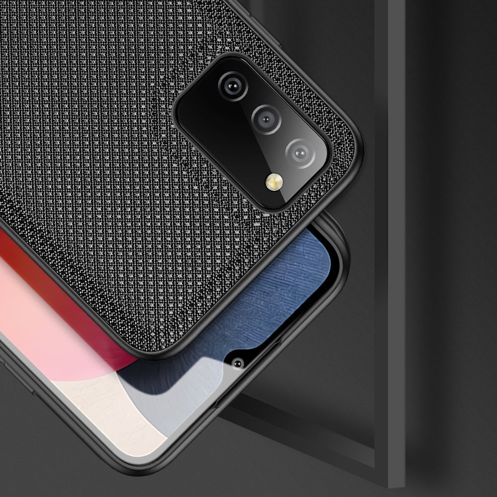 Dux Ducis Fino case covered with nylon material for Samsung Galaxy A02s EU black (Black) hind ja info | Telefonide kaitsekaaned ja -ümbrised | hansapost.ee