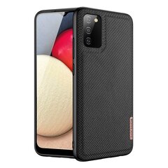 Dux Ducis Fino case covered with nylon material for Samsung Galaxy A02s EU black (Black) hind ja info | Telefonide kaitsekaaned ja -ümbrised | hansapost.ee