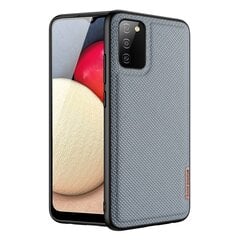 Dux Ducis Fino case covered with nylon material for Samsung Galaxy A02s EU gray (Grey) hind ja info | Telefonide kaitsekaaned ja -ümbrised | hansapost.ee