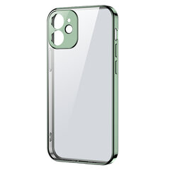 Joyroom New Beauty Series ultra thin case with electroplated frame for iPhone 12 mini lightgreen (JR-BP741) (Jasnozielony \ iPhone 12 mini) hind ja info | Telefonide kaitsekaaned ja -ümbrised | hansapost.ee