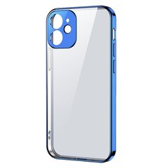 Joyroom New Beauty Series ultra thin case with electroplated frame for iPhone 12 Pro Max dark-blue (JR-BP744) (Light blue || Niebieski \ iPhone 12 Pro Max) hind ja info | Telefonide kaitsekaaned ja -ümbrised | hansapost.ee
