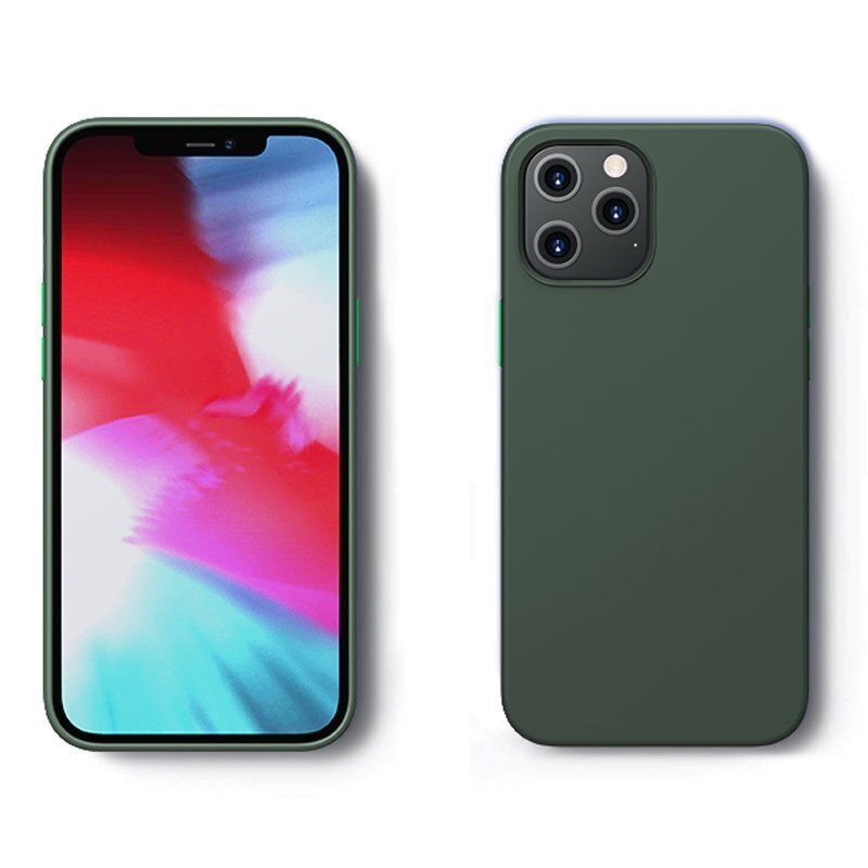 Joyroom Color Series case for iPhone 12 Pro Max green (JR-BP800) (Green \ iPhone 12 Pro Max) цена и информация | Telefonide kaitsekaaned ja -ümbrised | hansapost.ee