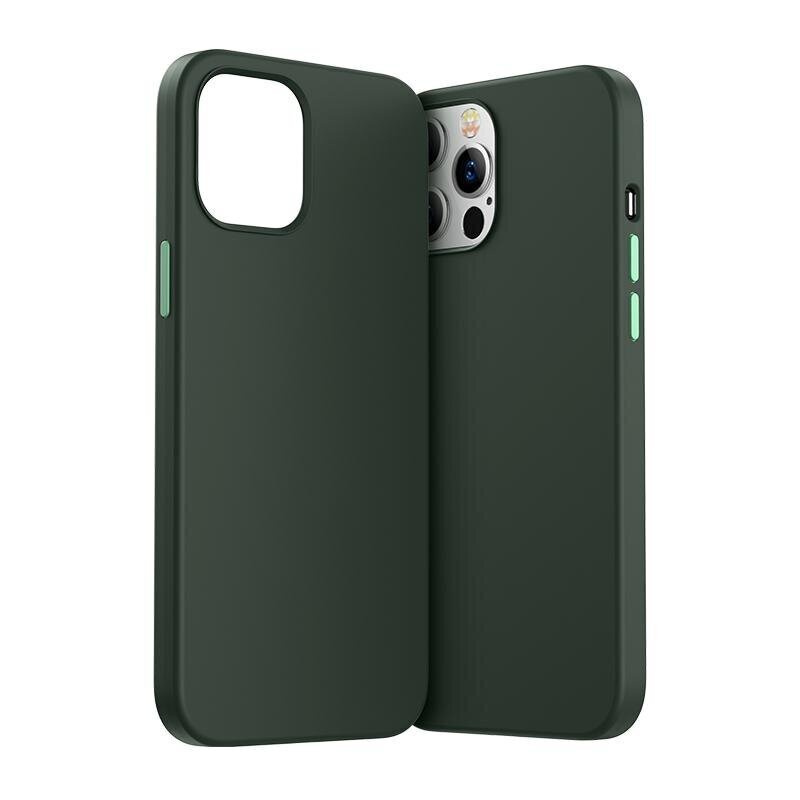 Joyroom Color Series case for iPhone 12 Pro Max green (JR-BP800) (Green \ iPhone 12 Pro Max) цена и информация | Telefonide kaitsekaaned ja -ümbrised | hansapost.ee