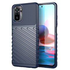 Thunder Case Flexible Tough Rugged Cover TPU Case for Xiaomi Redmi Note 10 / Redmi Note 10S blue (Light blue || Niebieski) hind ja info | Telefonide kaitsekaaned ja -ümbrised | hansapost.ee