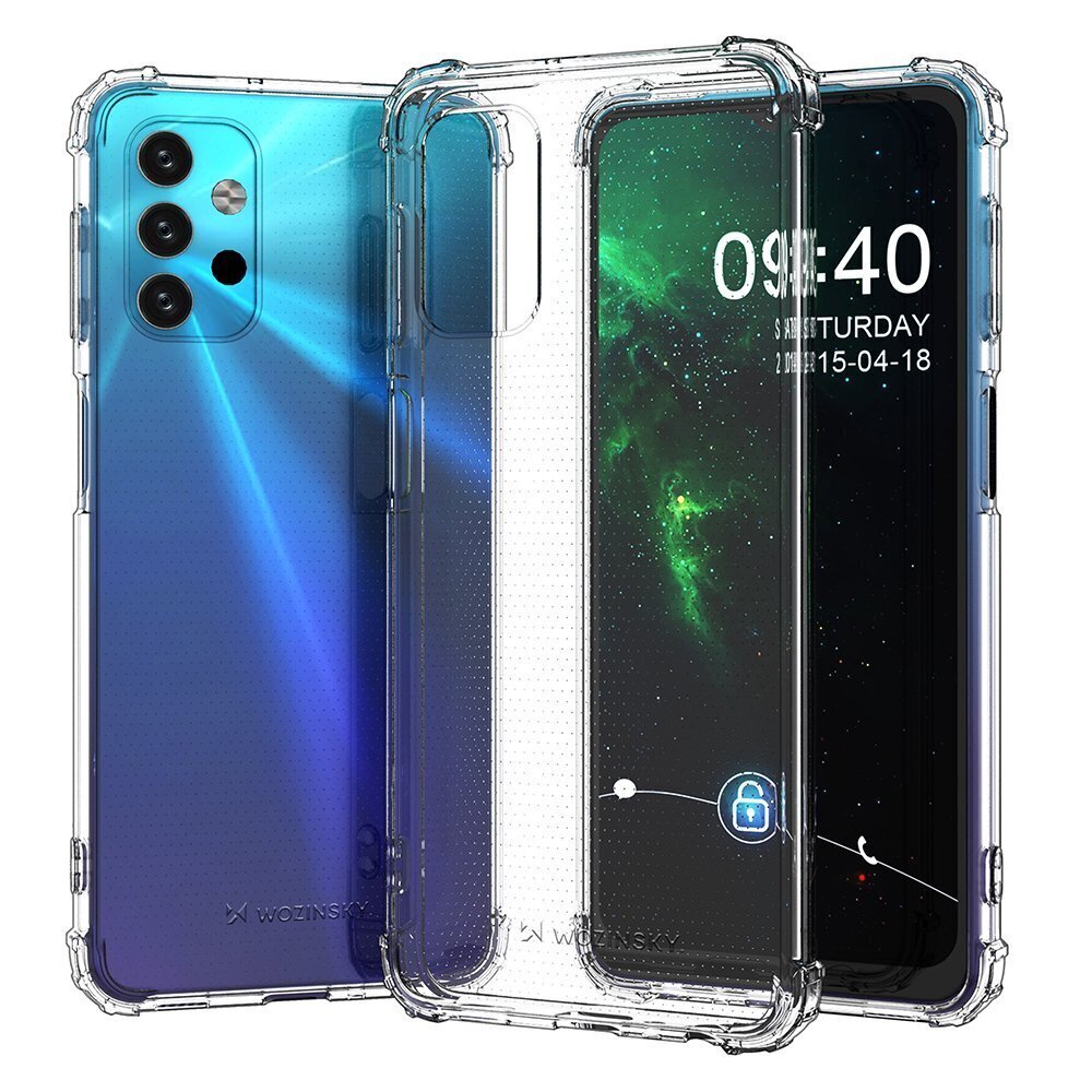 Wozinsky Anti Shock Armored Case for Samsung Galaxy A32 5G transparent цена и информация | Telefonide kaitsekaaned ja -ümbrised | hansapost.ee