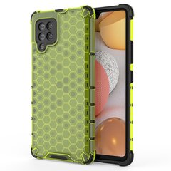 Honeycomb Case armor cover with TPU Bumper for Samsung Galaxy A42 5G green (Green) hind ja info | Telefonide kaitsekaaned ja -ümbrised | hansapost.ee