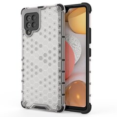 Honeycomb Case armor cover with TPU Bumper for Samsung Galaxy A42 5G transparent (Transparent) hind ja info | Telefonide kaitsekaaned ja -ümbrised | hansapost.ee