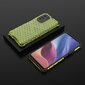 Honeycomb Case armor cover with TPU Bumper for Xiaomi Redmi K40 Pro+ / K40 Pro / K40 / Poco F3 green (Green) hind ja info | Telefonide kaitsekaaned ja -ümbrised | hansapost.ee