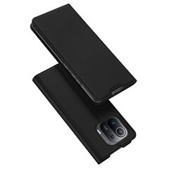 DUX DUCIS Skin Pro Bookcase type case for Xiaomi Mi 11 Pro black (Black) hind ja info | Telefonide kaitsekaaned ja -ümbrised | hansapost.ee