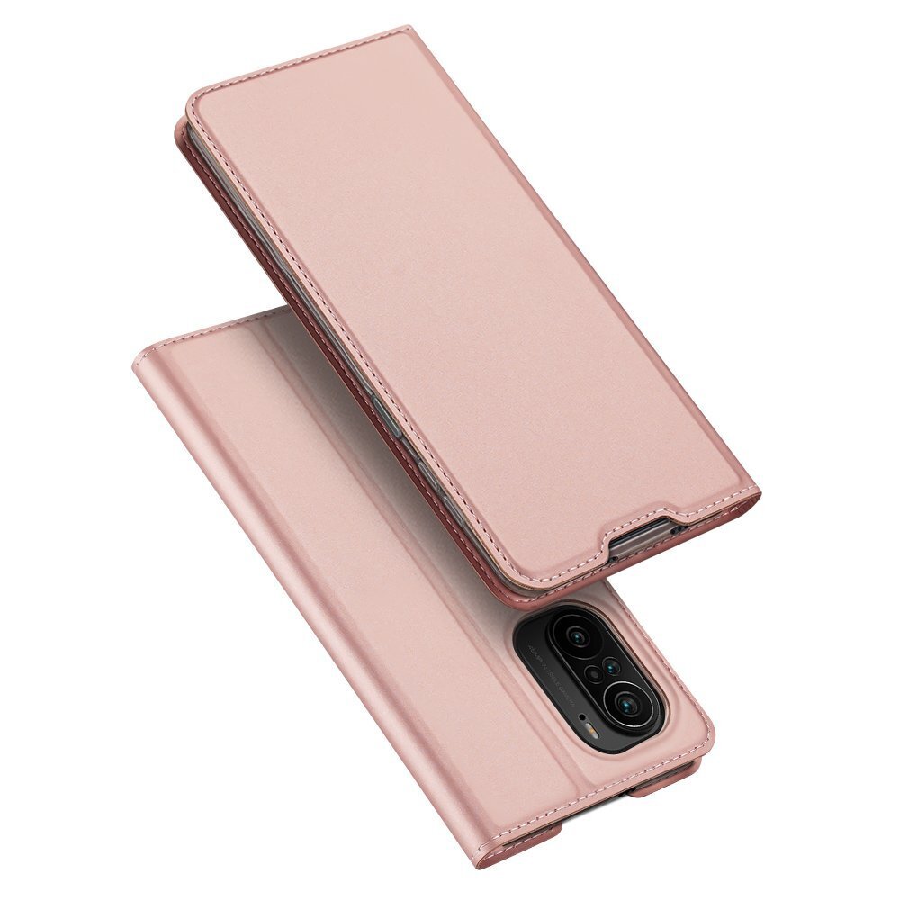 Dux Ducis Skin Pro Bookcase type case for Xiaomi Redmi K40 Pro+ / K40 Pro / K40 / Poco F3 pink (Pink) hind ja info | Telefonide kaitsekaaned ja -ümbrised | hansapost.ee