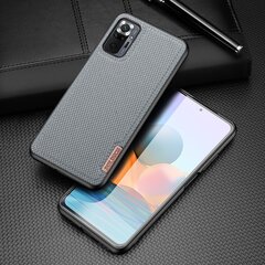 Dux Ducis Fino case covered with nylon material for Xiaomi Redmi Note 10 Pro gray (Grey) hind ja info | Telefonide kaitsekaaned ja -ümbrised | hansapost.ee