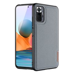Dux Ducis Fino case covered with nylon material for Xiaomi Redmi Note 10 Pro gray (Grey) hind ja info | Telefonide kaitsekaaned ja -ümbrised | hansapost.ee
