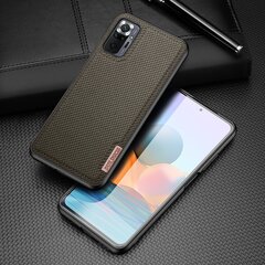 Dux Ducis Fino case covered with nylon material for Xiaomi Redmi Note 10 Pro green (Green) hind ja info | Telefonide kaitsekaaned ja -ümbrised | hansapost.ee