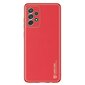 Dux Ducis Yolo elegant case made of soft TPU and PU leather for Samsung Galaxy A72 4G red (Red) цена и информация | Telefonide kaitsekaaned ja -ümbrised | hansapost.ee