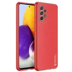 Dux Ducis Yolo elegant case made of soft TPU and PU leather for Samsung Galaxy A72 4G red (Red) hind ja info | Telefonide kaitsekaaned ja -ümbrised | hansapost.ee