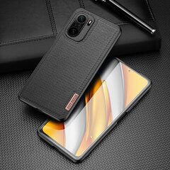 Dux Ducis Fino case covered with nylon material for Xiaomi Mi 11i / Poco F3 black (Black) цена и информация | Чехлы для телефонов | hansapost.ee