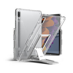 Ringke Fusion Combo Outstanding hard case with TPU frame for Samsung Galaxy Tab S7 11'' + self-adhesive foldable stand transparent (FC475R39) (Transparent) цена и информация | Ringke Компьютерная техника | hansapost.ee