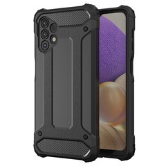 Hybrid Armor Case Tough Rugged Cover for Samsung Galaxy A32 4G black (Black) hind ja info | Telefonide kaitsekaaned ja -ümbrised | hansapost.ee