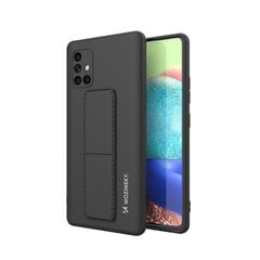 Wozinsky Kickstand Case silicone stand cover for Samsung Galaxy A71 black (Black) цена и информация | Чехлы для телефонов | hansapost.ee